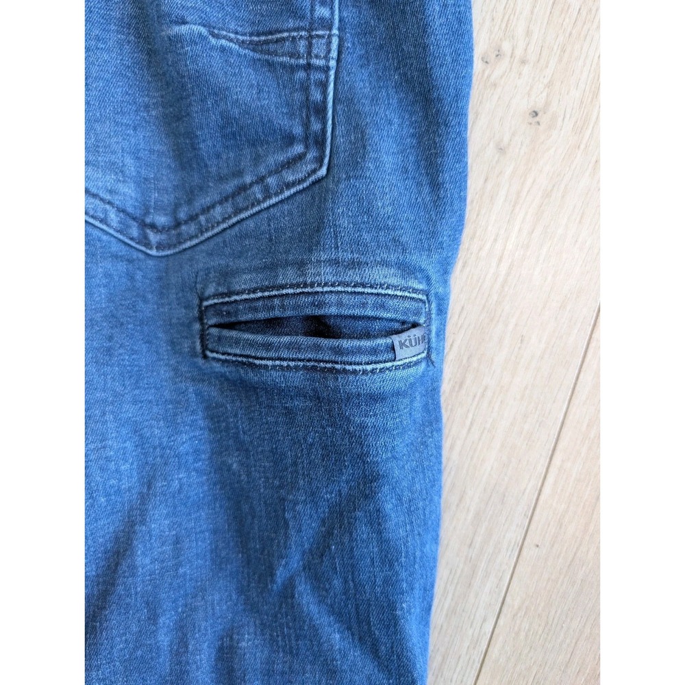 Kuhl Klassik Jeans Mens Sz 36x30 (35x29) Indigo Dye Stretch Straight Leg #5200 - Picture 9 of 11